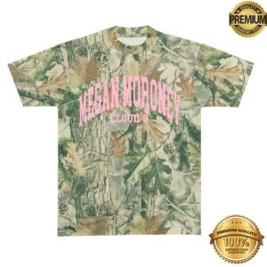 kenny Megan Moroney Merch Store Limited Edition Cloud 9 Light Pink Cloud Camo Tee