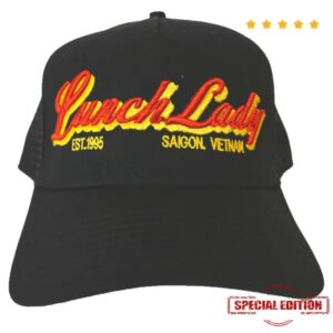 kenny Merch Beast Shop Lunch Lady New Era Trucker Cap Black
