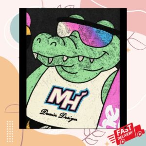 kenny Miami Heat Merch Store Court Culture X Duvin Flame Surf Shirts