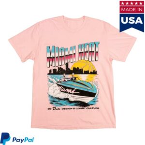 kenny Miami Heat Store Merch Court Culture X Duvin Boat Tee