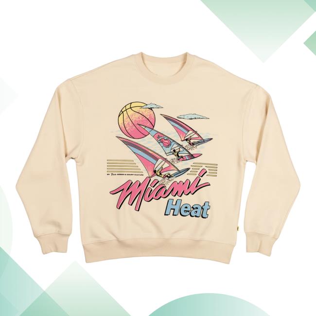 kenny Miami Heat Store Merch Court Culture X Duvin Ivory Sweater kenny Miami Heat Store Merch Court Culture X Duvin Ivory Sweater