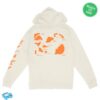 kenny Mitski Merch Store Shards Hooded Sweatshirt Bone White