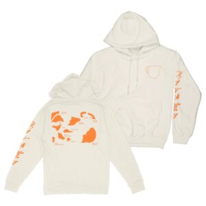 kenny Mitski Merch Store Shards Hooded Sweatshirt Bone White0