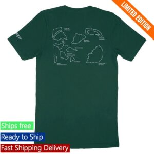 kenny Mitski Merch Store Shards Tee Forest Green