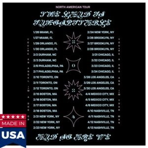 kenny Mitski Merch Store Spring 2024 Tour Heavyweight Hoodie