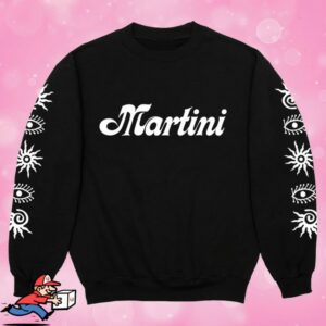 kenny Mucho Store Merch Martini Crewneck Sweatshirt Black1
