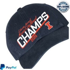 kenny Musiccity Bowl Merch Shop 2025 Transperfect Music City Bowl Illinois Champs Hats