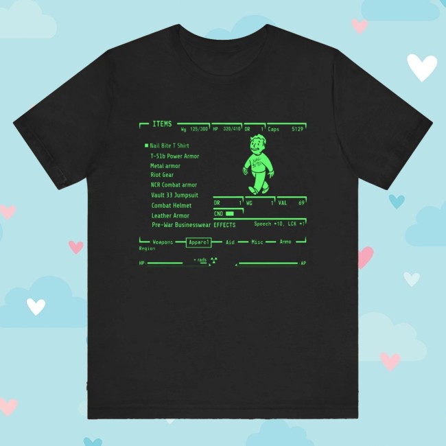 kenny Nail Bite Merch Store Odmpod Pip Boy Tee kenny Nail Bite Merch Store Odmpod Pip Boy Tee