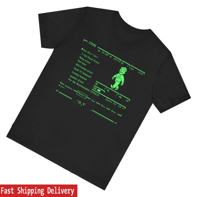 kenny Nail Bite Merch Store Odmpod Pip Boy Tee0 kenny Nail Bite Merch Store Odmpod Pip Boy Tee0