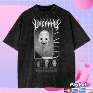 kenny Nail Bite Merch Store Odmpod Uncanny Valley Oversized Fit Tee