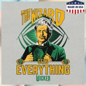 kenny Nbc Store Merch Wicked For Good T Shirt The Wizard Sees Everything