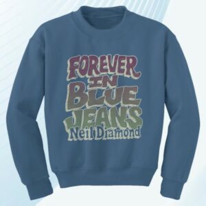kenny Neil Diamond Store Merch Blue Jeans Crewneck kenny Neil Diamond Store Merch Blue Jeans Crewneck