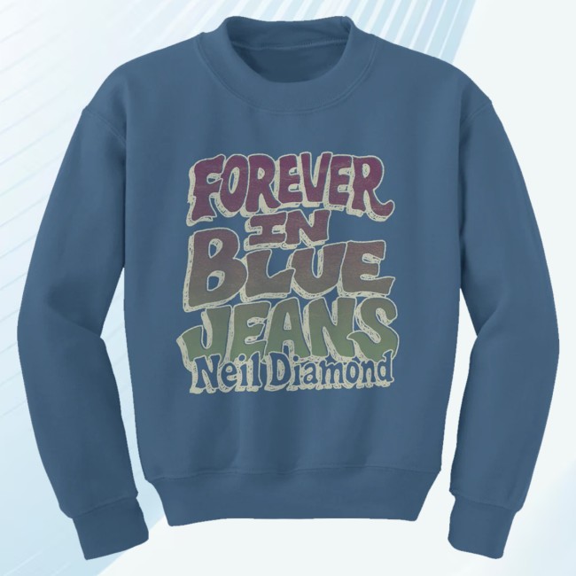 kenny Neil Diamond Store Merch Blue Jeans Crewneck kenny Neil Diamond Store Merch Blue Jeans Crewneck