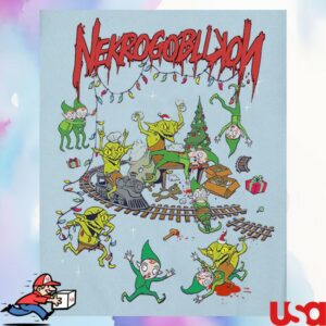 kenny Nekrogoblikon Merch Goblins Vs Elves Crewneck Limited Edition Print By Artist Dr Knudson0