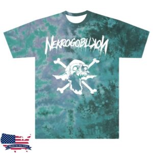 kenny Nekrogoblikon Merch Puking Goblin Skull Tie Dye Tee0