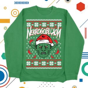 kenny Nekrogoblikon Merch Shop Goblin Holiday Crewneck Green