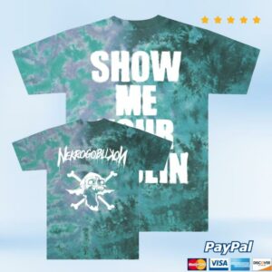 kenny Nekrogoblikon Merch Shop Puking Goblin Skull Tie Dye Tee