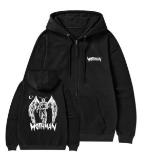 kenny Nerdy Wave Merch Shop Mothman Zipper Hoodie