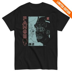 kenny Neurot Recordings Merch Fange Eyelids Black T Shirt