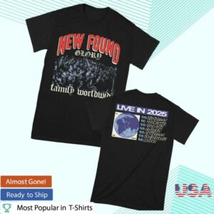 kenny New Found Glory Stuff Merch Store Family Tour 2025 T Shirta kenny New Found Glory Stuff Merch Store Family Tour 2025 T Shirta