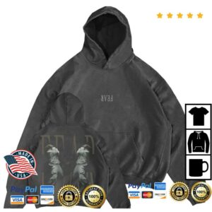 kenny Nfreal Music Merch Shop Premium Heavyweight Vintage Black Fear Hoodie