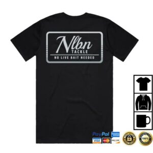 kenny No Live Bait Needed Merch Store Cotton Short Sleeve Black Nlbn Scripta