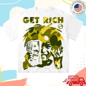 kenny Noissey Merch Shop Noissey Get Rich Camo Silhouette Tee