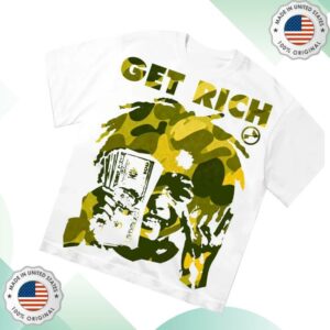 kenny Noissey Merch Shop Noissey Get Rich Camo Silhouette Teew