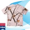 kenny Noissey Merch Store Faith Over Fear Pink Tree Pattern Print T Shirta