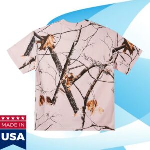 kenny Noissey Merch Store Faith Over Fear Pink Tree Pattern Print T Shirta