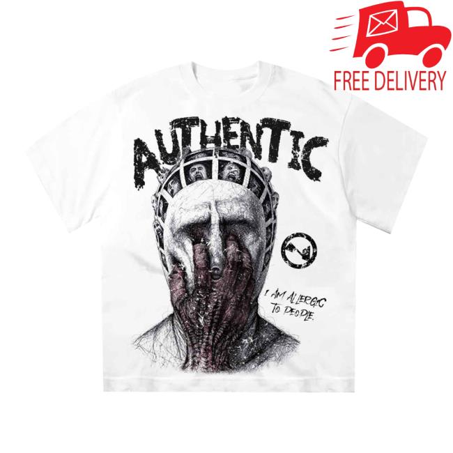 kenny Noissey Merch Store I Am Allergic To People! Surreal Painting Print T Shirt kenny Noissey Merch Store I Am Allergic To People! Surreal Painting Print T Shirt