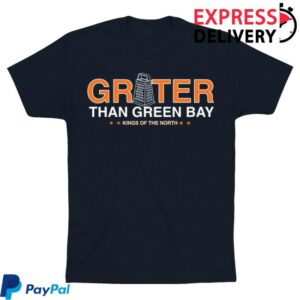 kenny Obvious Shirts Merch Chicago Football Grater Than Green Bay Tee kenny Obvious Shirts Merch Chicago Football Grater Than Green Bay Tee