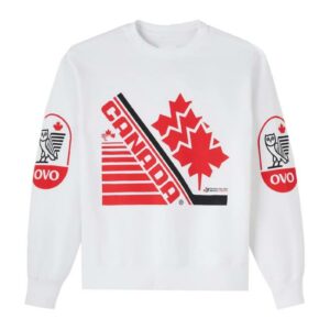 kenny Octobers Very Own Merch Store Hockey Canada Crewneck White