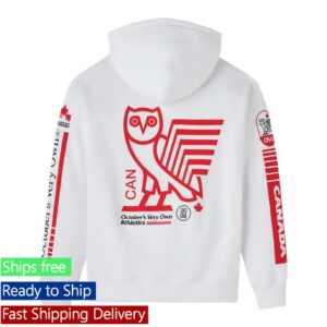kenny Octobers Very Own Merch Store Hockey Canada Hoodie Whitea