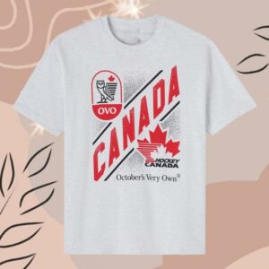kenny Octobers Very Own Merch Store Hockey Canada Tee Ash Heather Grey