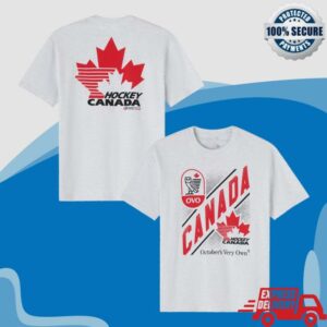 kenny Octobers Very Own Merch Store Hockey Canada Tee Ash Heather Greyaa