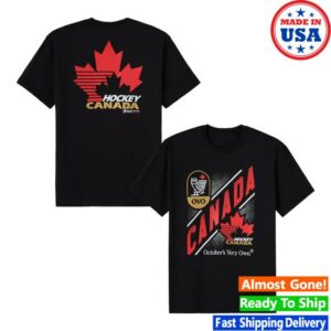 kenny Octobers Very Own Merch Store Hockey Canada Tee Blackaa