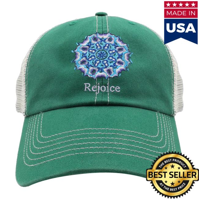 kenny Online Ceramics Merch Rejoice Green Hat kenny Online Ceramics Merch Rejoice Green Hat