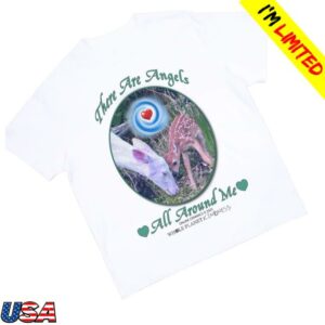 kenny Online Ceramics Merch Shop There Are Angels All Around Me White Tees kenny Online Ceramics Merch Shop There Are Angels All Around Me White Tees