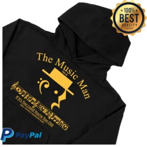 kenny Online Ceramics Merch The Music Man Black Hoodiee