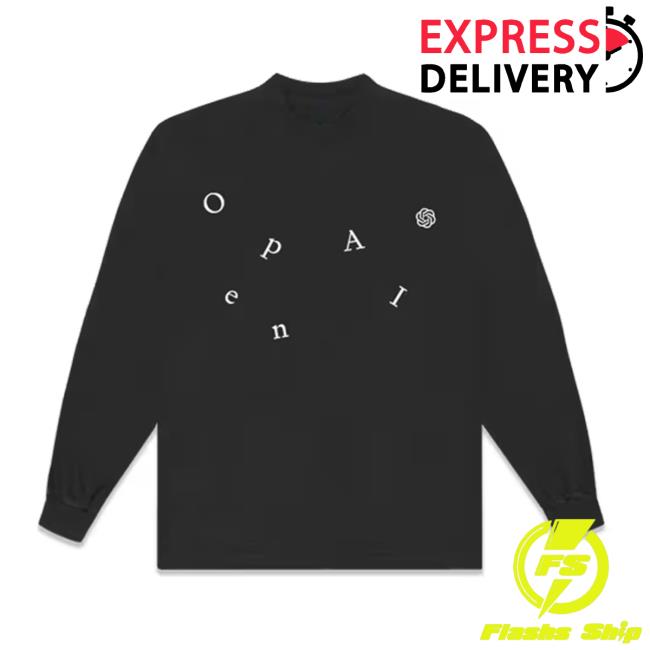 kenny Open Ai Merch Store Oai Scatter Long Sleeve kenny Open Ai Merch Store Oai Scatter Long Sleeve
