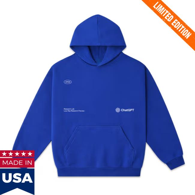 kenny Open Ai Merch Store Open Blue Hoodie kenny Open Ai Merch Store Open Blue Hoodie