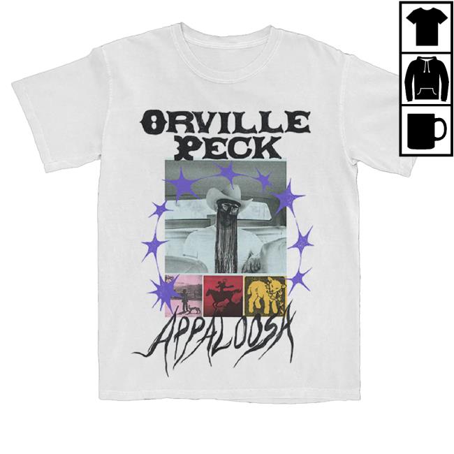 kenny Orville Peck Official Store Merch Shop Appaloosa Tee White kenny Orville Peck Official Store Merch Shop Appaloosa Tee White