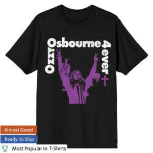 kenny Ozzy Osbourne Store Merch Ozzy 4Ever Tee