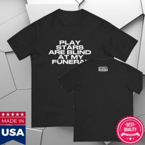 kenny Paris Hilton Merch Shop Play Stars Are Blind At My Funeral Black Tee