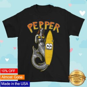 kenny Pepper Merch Black Skullconut Mermaid Tee