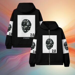 kenny Playboi Carti Merch Store Antagonist 20 Hockey Mask Zip Up Hoodiess