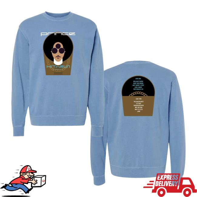 kenny Prince Merch Store Hit N Run Phase One Tracklist Sweatshirt kenny Prince Merch Store Hit N Run Phase One Tracklist Sweatshirt