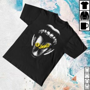 kenny Purereign Clothing Merch Gold Mouth Tee Black1