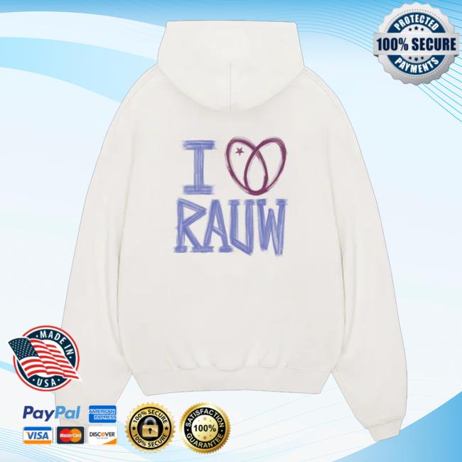 kenny Rauw Alejandro Store I Love Rauw Hoodie kenny Rauw Alejandro Store I Love Rauw Hoodie